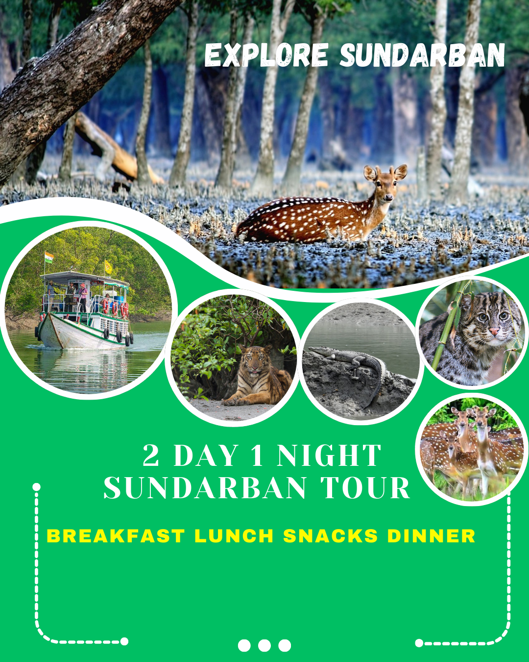 Sundarban 2 Day 1 Night Tour